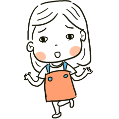 [LINEスタンプ] Tangerine Girl