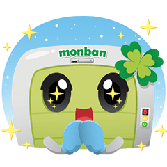 [LINEスタンプ] happy gatemonban