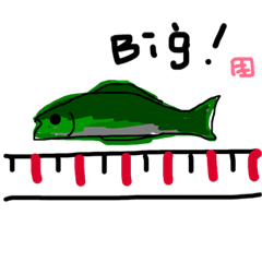 [LINEスタンプ] KIKIの釣りに行こうの画像（メイン）