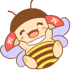 [LINEスタンプ] ころまるミツバチ