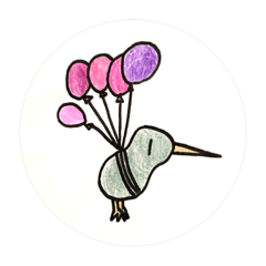 [LINEスタンプ] grey kiwi