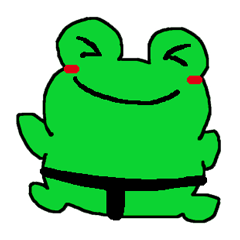 [LINEスタンプ] 相撲カエル 力士かえる 関取蛙