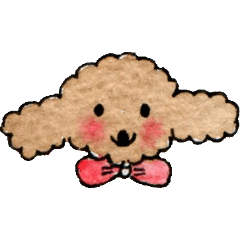 [LINEスタンプ] Balloon..Cutie Toy Poodle