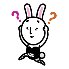 [LINEスタンプ] The daily life of a unique rabbit