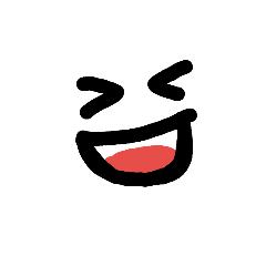 [LINEスタンプ] my feelings with face simple