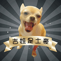 [LINEスタンプ] DOG IS RICHEST