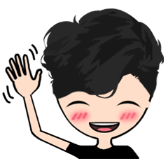 [LINEスタンプ] Cute boys 1.0