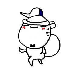 [LINEスタンプ] Peanut Panax Ginseng Literary youth