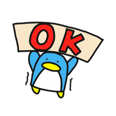 [LINEスタンプ] 鈍感ペンギン1