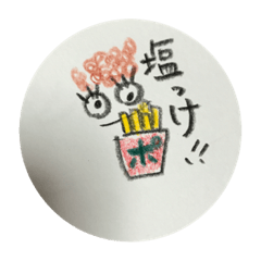 [LINEスタンプ] ぱーまめんとまつ毛さん