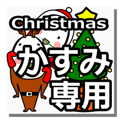 [LINEスタンプ] Kasumi's Christmas tweet.