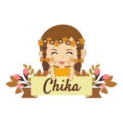 [LINEスタンプ] chika chiko : feel choco days