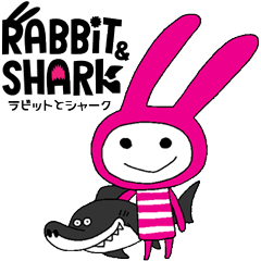 [LINEスタンプ] RABBIT ＆ SHARK