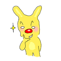 [LINEスタンプ] long rabbit 01