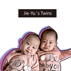 [LINEスタンプ] Jie-Yu'sTwins