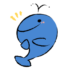 [LINEスタンプ] Whale-Bubu