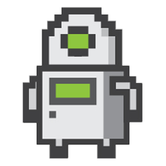 [LINEスタンプ] PIXEL Robot V.1の画像（メイン）