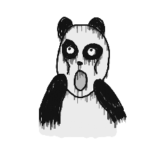 [LINEスタンプ] Exhausting Panda 2