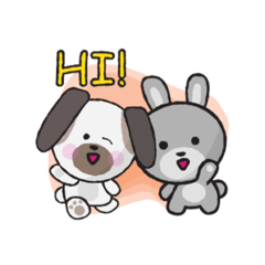 [LINEスタンプ] HC Bunnies Story