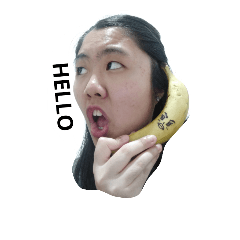 [LINEスタンプ] BANANA GURL