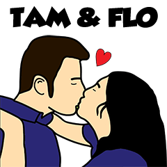 [LINEスタンプ] Tam ＆ Flo