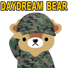 [LINEスタンプ] daydream bear Every day01