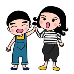 [LINEスタンプ] Pubabe ＆ Timmy