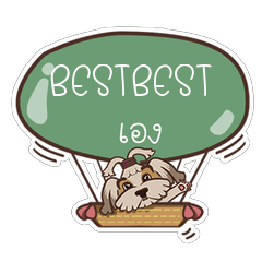 [LINEスタンプ] BESTBEST love dog V.1e