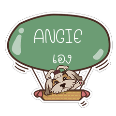 [LINEスタンプ] ANGIE love dog V.1e