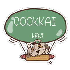 [LINEスタンプ] COOKKAI love dog V.1e