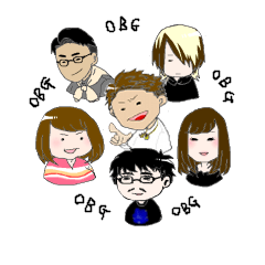 [LINEスタンプ] OBGの仲間達。