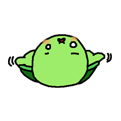 [LINEスタンプ] Live with little Turtle