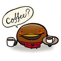 [LINEスタンプ] Miss Coffee Bean #1