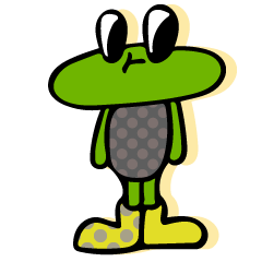 [LINEスタンプ] EARLY the frog