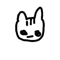 [LINEスタンプ] what a good cat