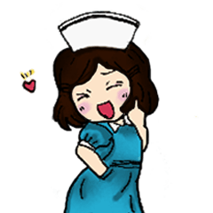 [LINEスタンプ] Baby Nurse