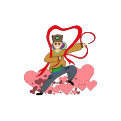 [LINEスタンプ] God of love