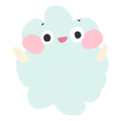 [LINEスタンプ] Lazy Little Fluffie (vol.1)