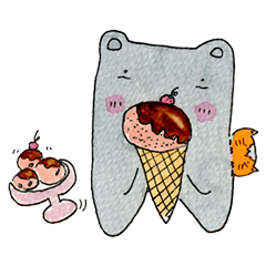 [LINEスタンプ] Bare eat always