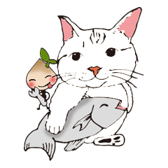 [LINEスタンプ] 猫 seed man