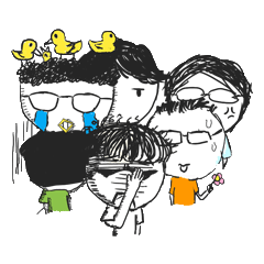 [LINEスタンプ] My nerdly life