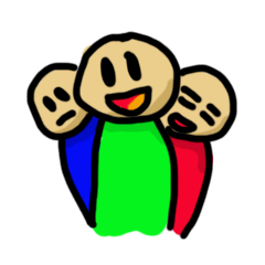 [LINEスタンプ] red green blue