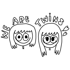 [LINEスタンプ] M＆MTwins