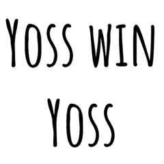 [LINEスタンプ] Yoss win