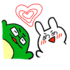 [LINEスタンプ] ぽよandうさたん