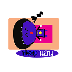 [LINEスタンプ] Round blue