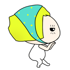 [LINEスタンプ] chacha from the Galaxy