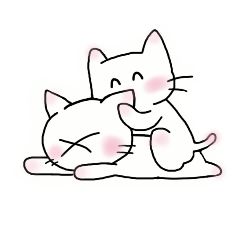 [LINEスタンプ] nakayoshinyanko