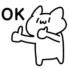 [LINEスタンプ] 表情が出にくいねこ