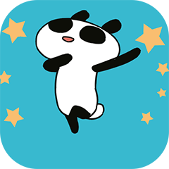 [LINEスタンプ] Binary: Panda Dance！